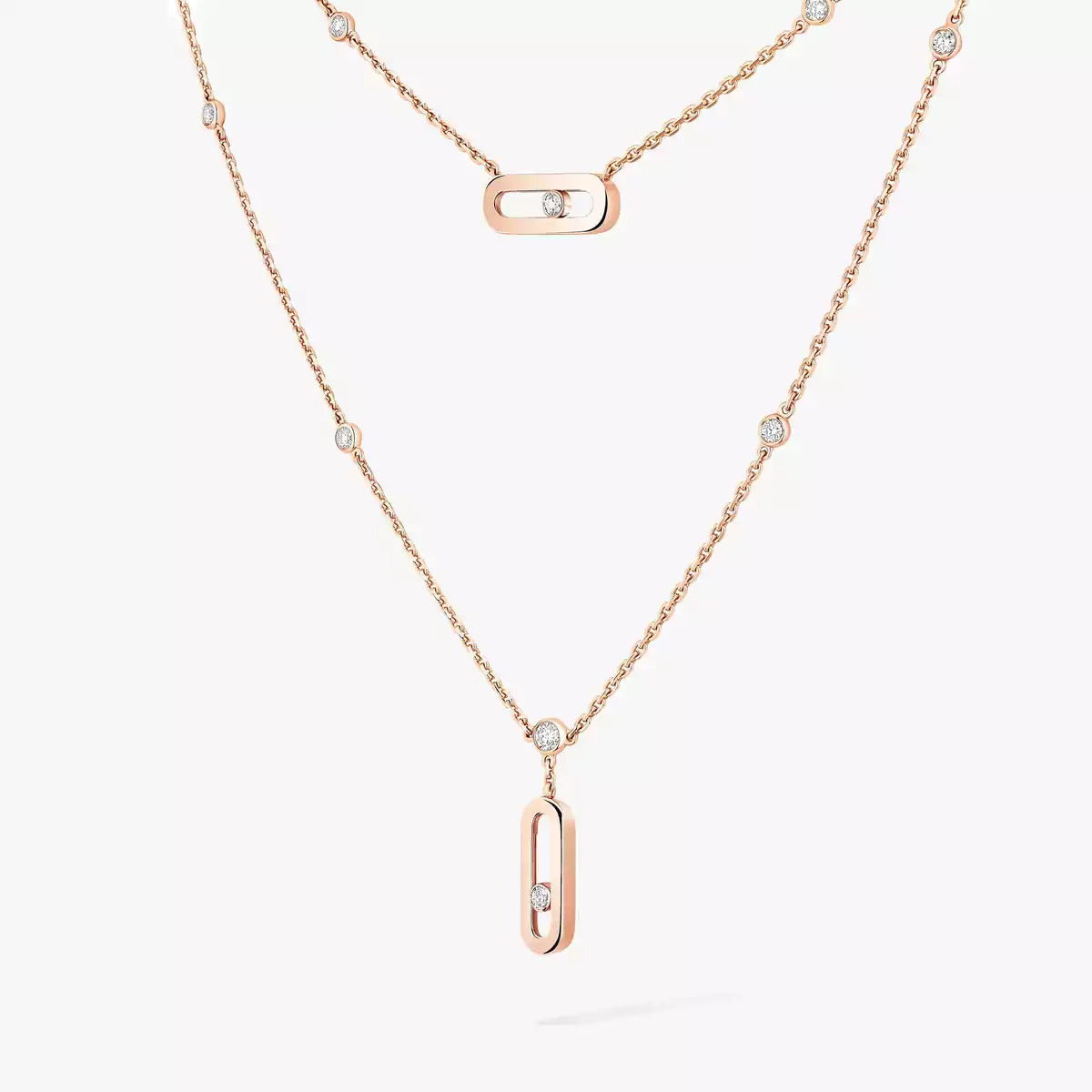 [Vicky] Move Uno Diamond Necklace
