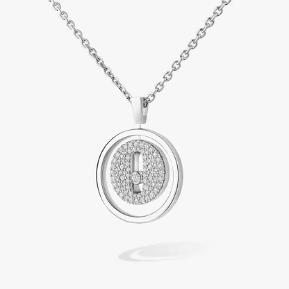 [Vicky] Lucky Move Diamond Necklace