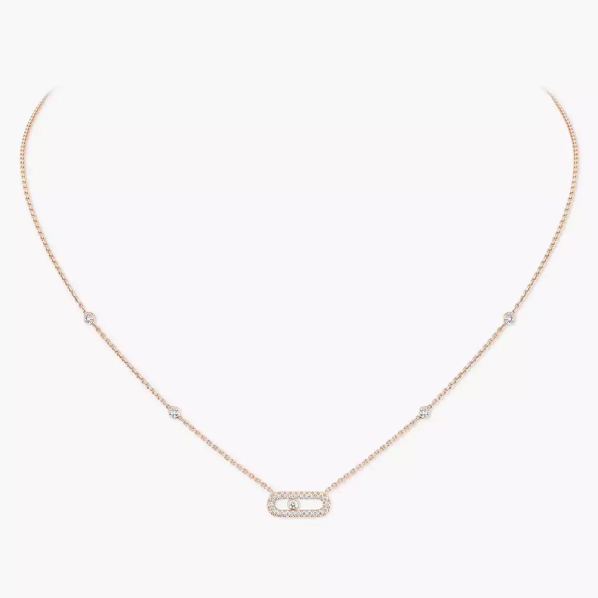 [Vicky]Diamond Necklace Move Uno