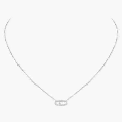 [Vicky]Diamond Necklace Move Uno
