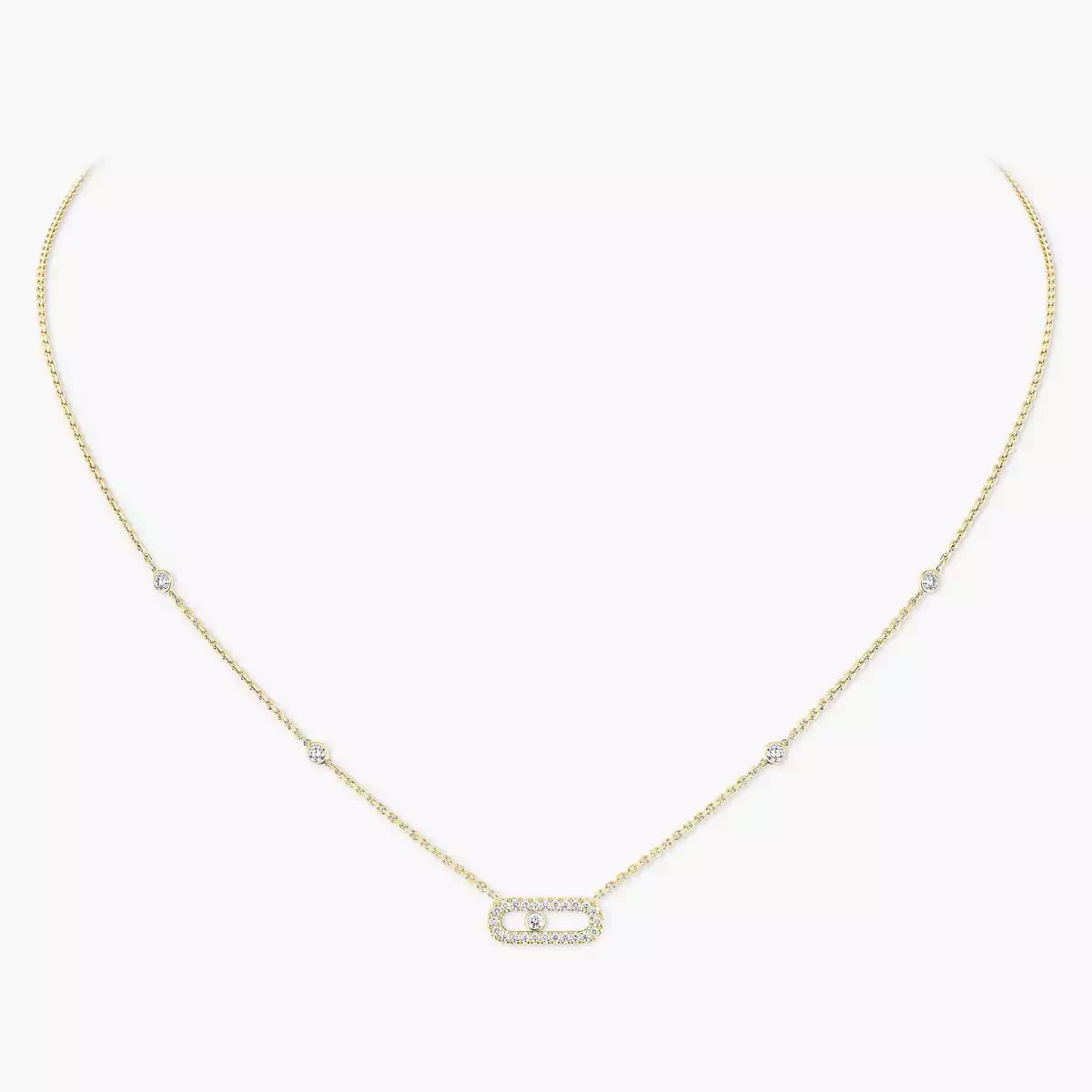[Royal&Vicky]Diamond Necklace Move Uno