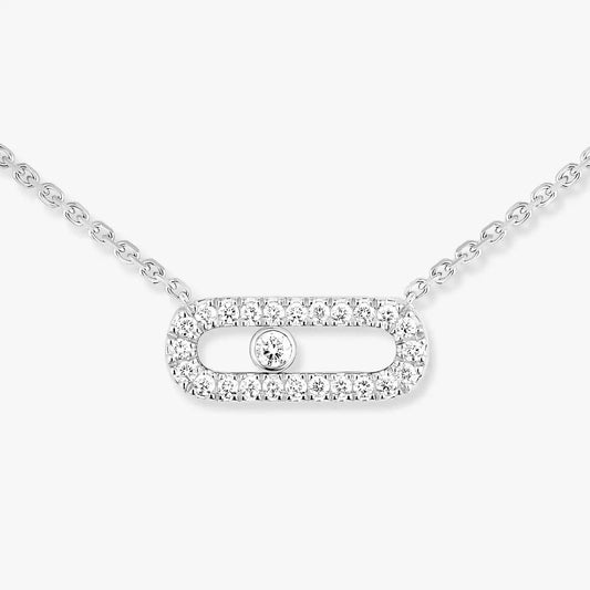 [Vicky]Diamond Necklace Move Uno