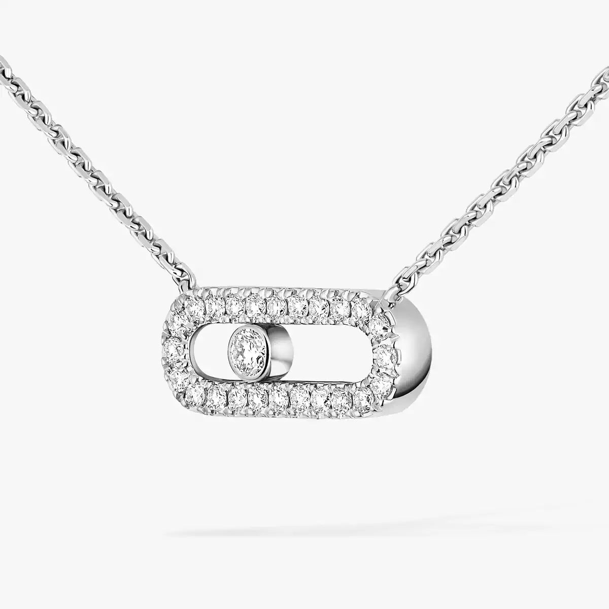 [Vicky]Diamond Necklace Move Uno