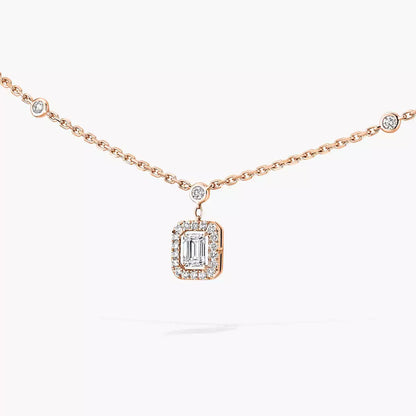 [Vicky]My Twin Diamond Necklace in Silver