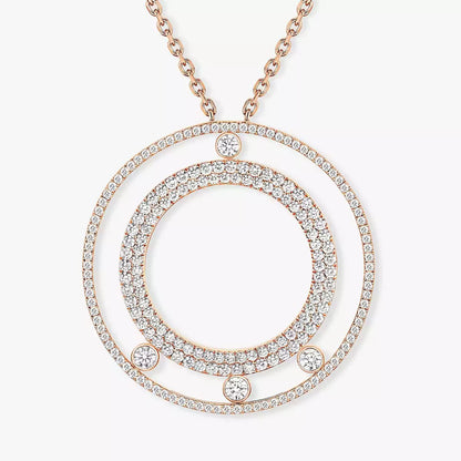 [Vicky]Move Romane Long Pave_-Set Diamond Necklace
