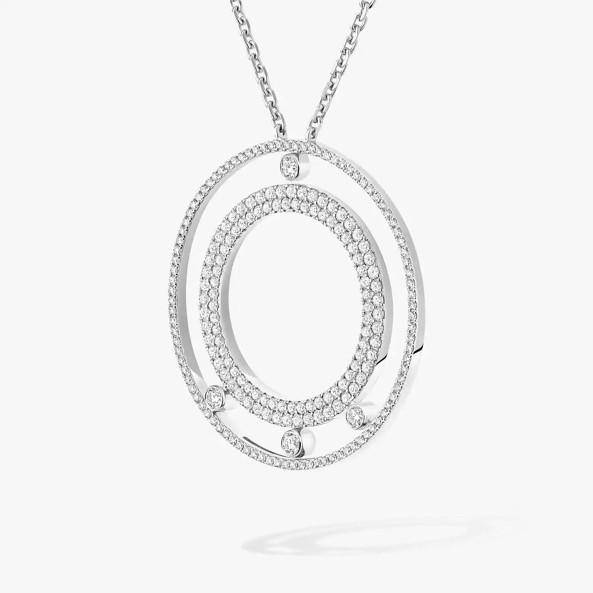 [Vicky]Move Romane Long Pave_-Set Diamond Necklace