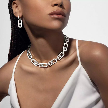 [Vicky] So Move XL Diamond Hoop Earring