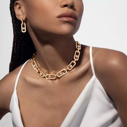 [Vicky] So Move XL Diamond Hoop Earring