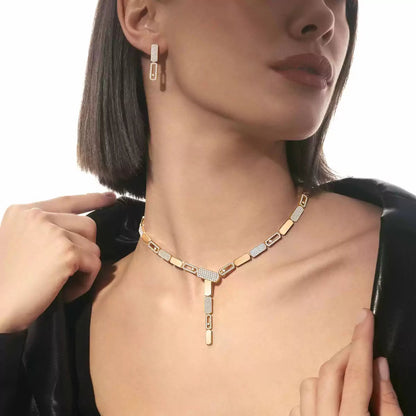 [Vicky]Imperial Move SM Diamond Earrings
