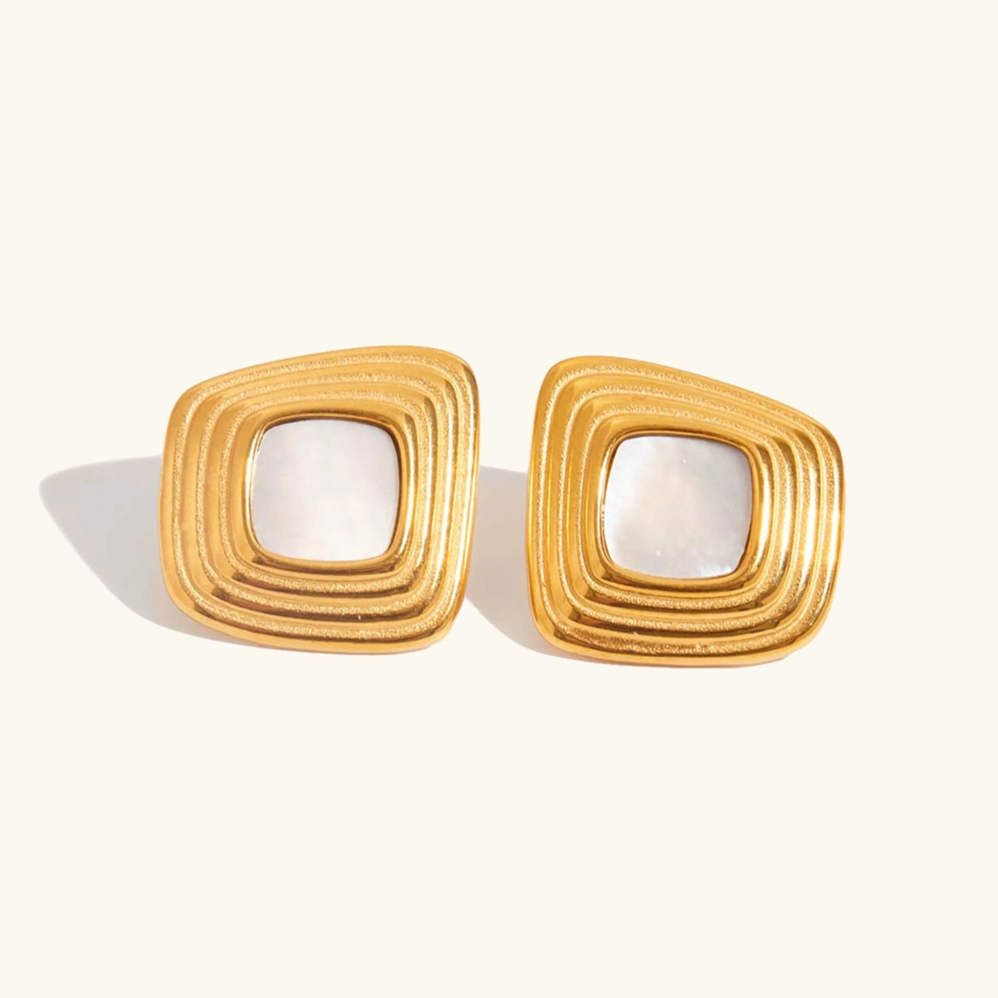[Royal Vicky]Sylvie Geometric Gold Earrings