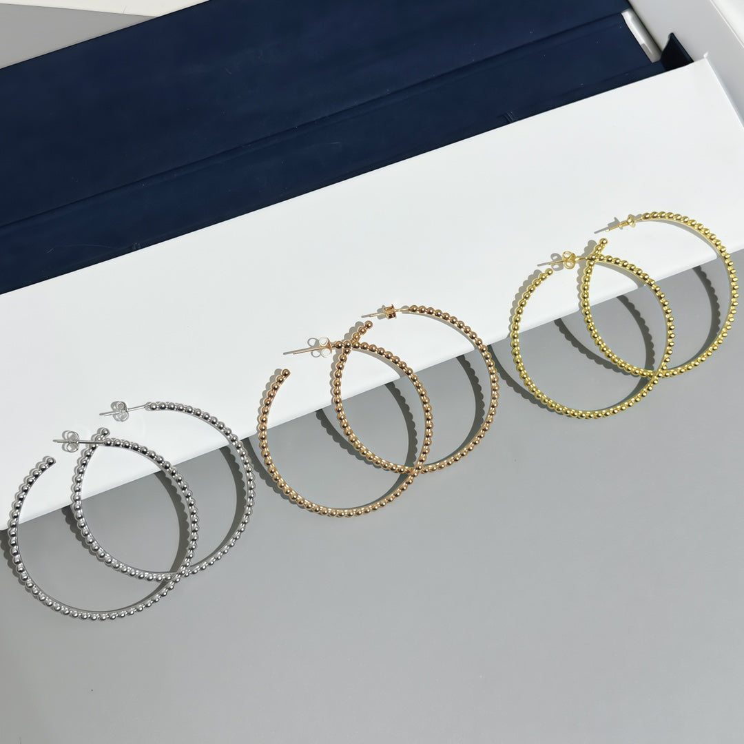 [Vicky] SMOOTH BEAD STUD EARRINGS