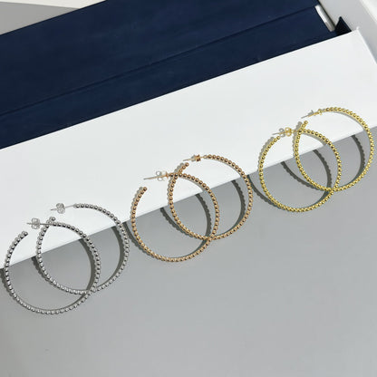[Vicky] SMOOTH BEAD STUD EARRINGS