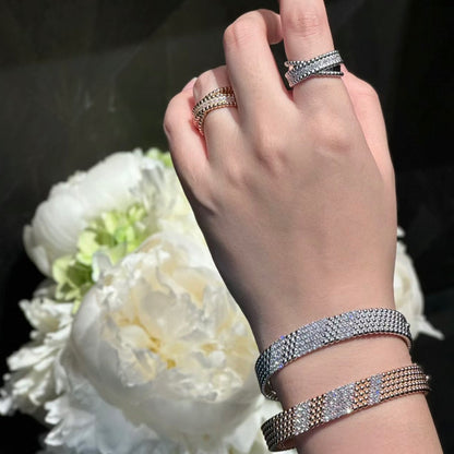 [Vicky]  FIVE-ROW DIAMOND BRACELET