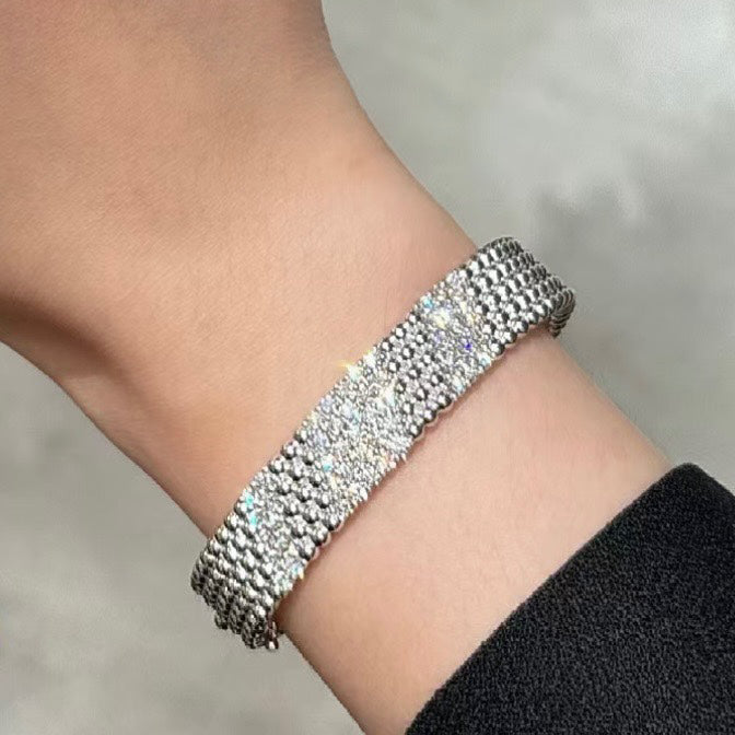 [Vicky]  FIVE-ROW DIAMOND BRACELET