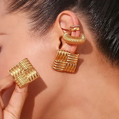 [Royal Vicky]Cindy Gold Earrings