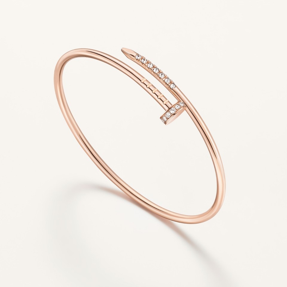 [Vicky Jewelry]JUSTE BRACELET 2.5MM DIAMONDS NEW
