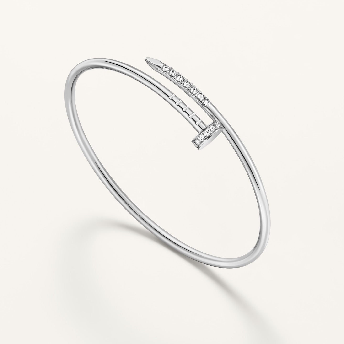 [Vicky]JUSTE BRACELET 2.5MM DIAMONDS NEW