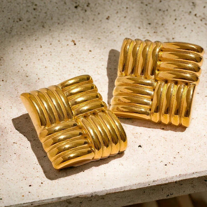 [Royal Vicky]Cindy Gold Earrings