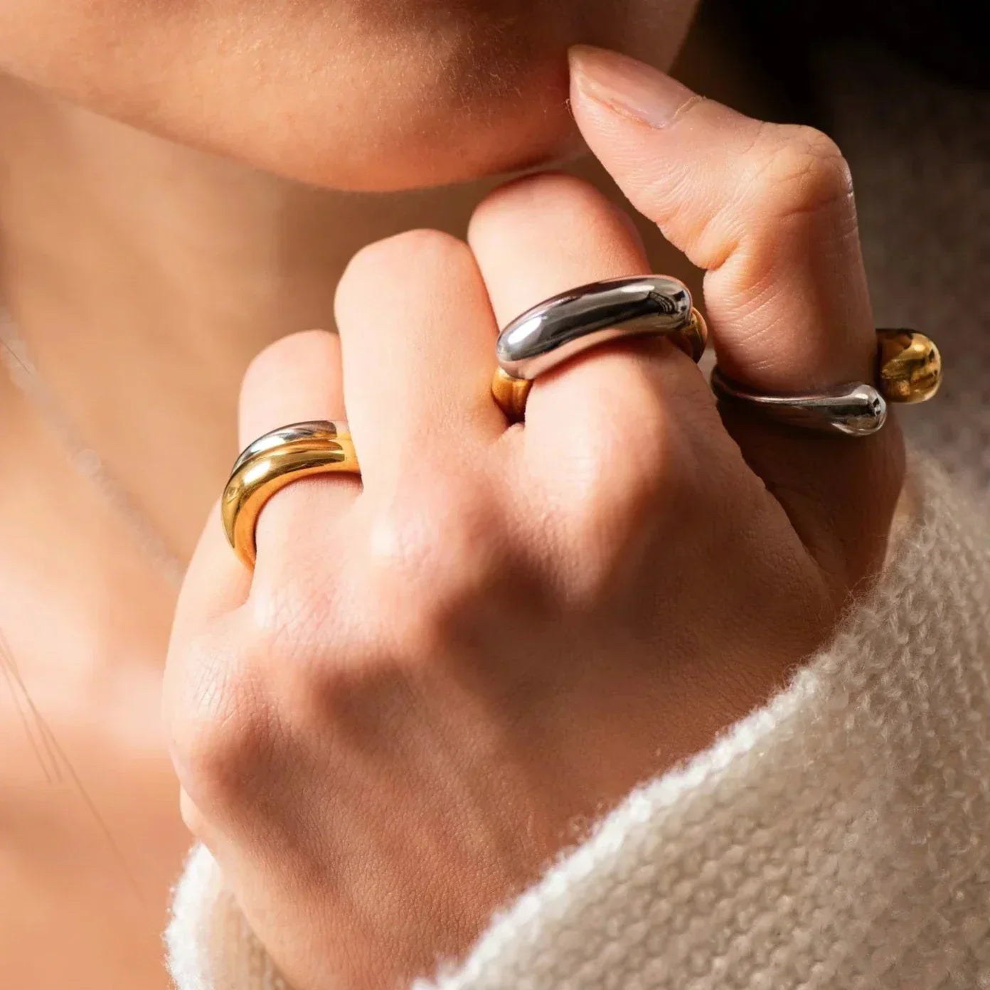 [Royal Vicky]Seren Two Tone Gold Ring