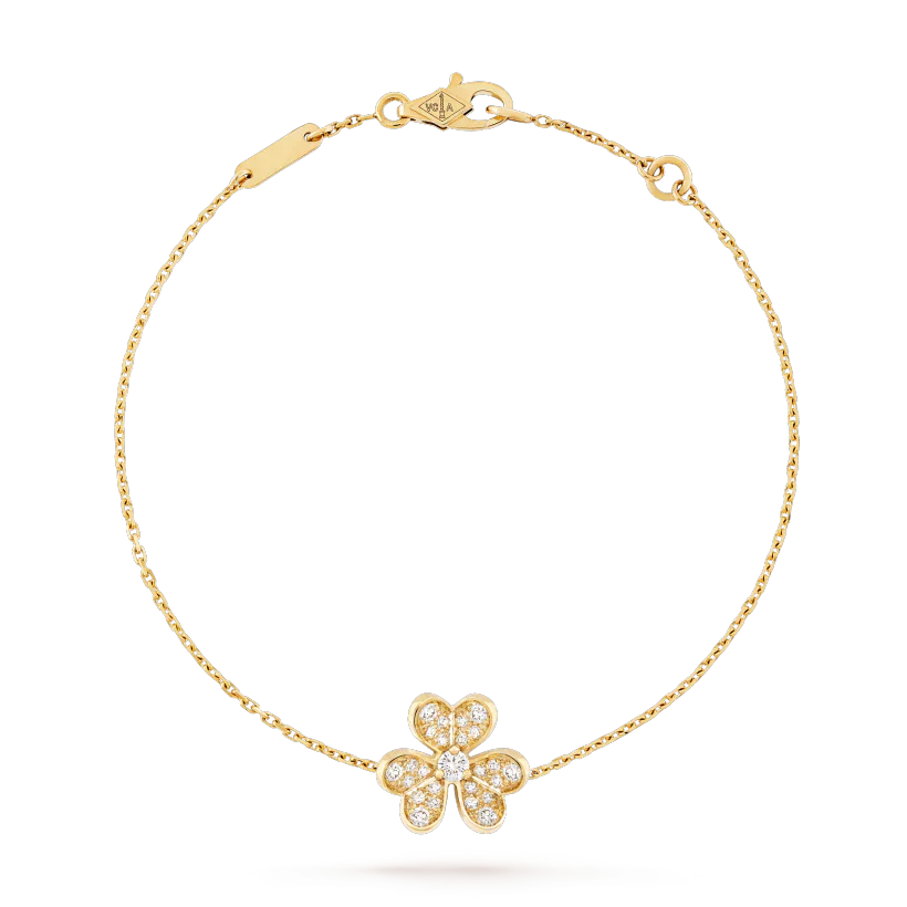 [Vicky]FRIVOLE GOLD FLOWER DIAMOND BRACELET