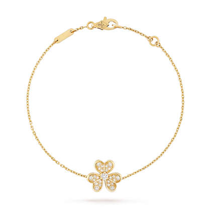 [Vicky]FRIVOLE GOLD FLOWER DIAMOND BRACELET
