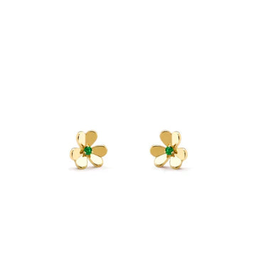 [Royal&Vicky]FRIVOLE  FLOWER MALACHITE EARRINGS