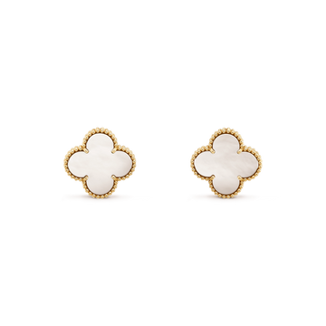[Royal&Vicky]CLOVER MINI GOLD EARRINGS
