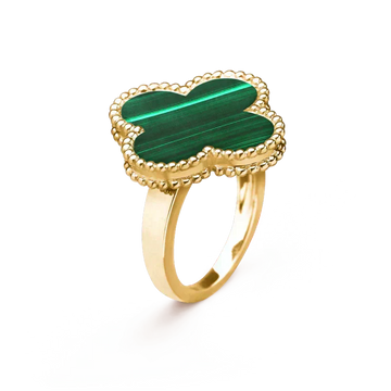 [Royal&Vicky]CLOVER MALACHITE RING