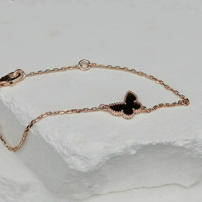 [Vicky]BUTTERFLY ONYX  BUTTERFLY BRACELET