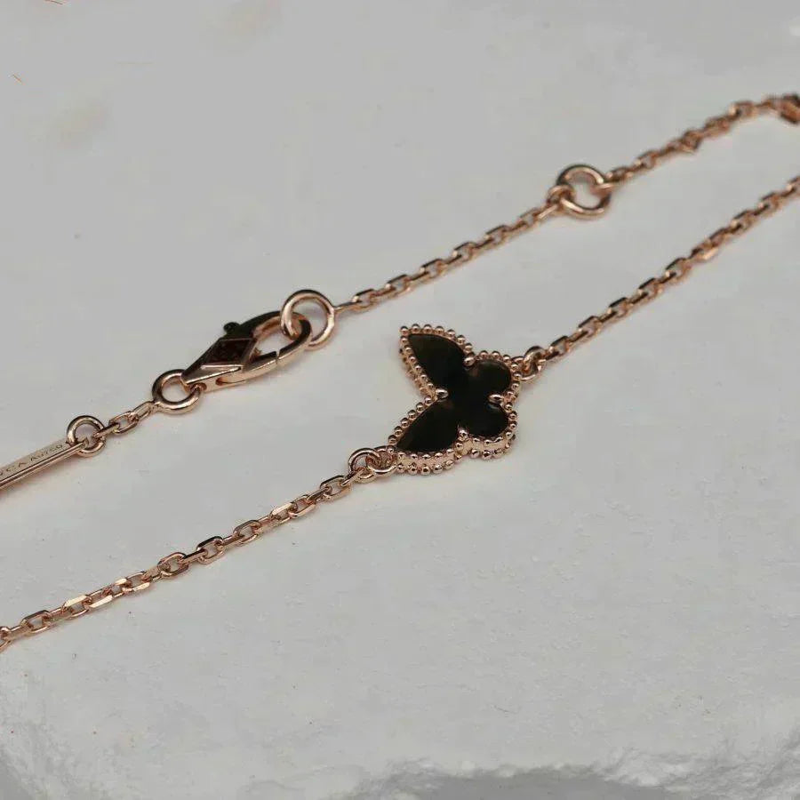 [Vicky]BUTTERFLY ONYX  BUTTERFLY BRACELET