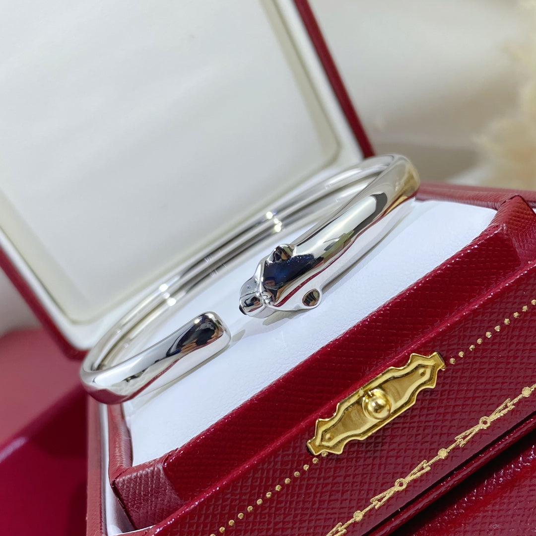 [Vicky] PANTHERE SILBER OFFENES ARMBAND