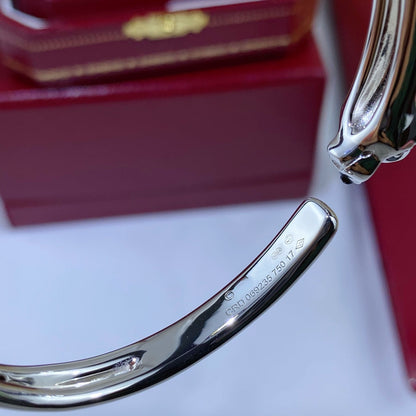 [Vicky] PANTHERE SILBER OFFENES ARMBAND