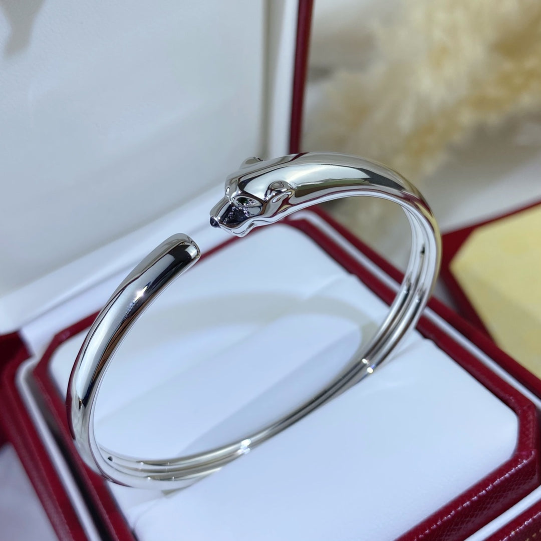 [Vicky] PANTHERE SILBER OFFENES ARMBAND