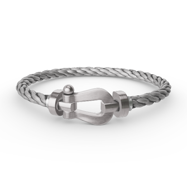 [Vicky]FORCE GROSSES HUFEISENARMBAND OHNE DIAMANT SILBER
