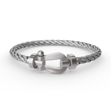 [Royal&Vicky]FORCE LARGE HORSESHOE NO DIAMOND BRACELET SILVER