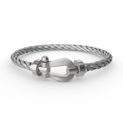 [Vicky]FORCE GROSSES HUFEISENARMBAND OHNE DIAMANT SILBER