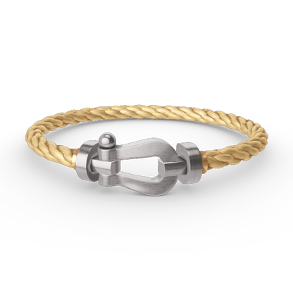 [Vicky]FORCE GROSSES HUFEISENARMBAND OHNE DIAMANT SILBER