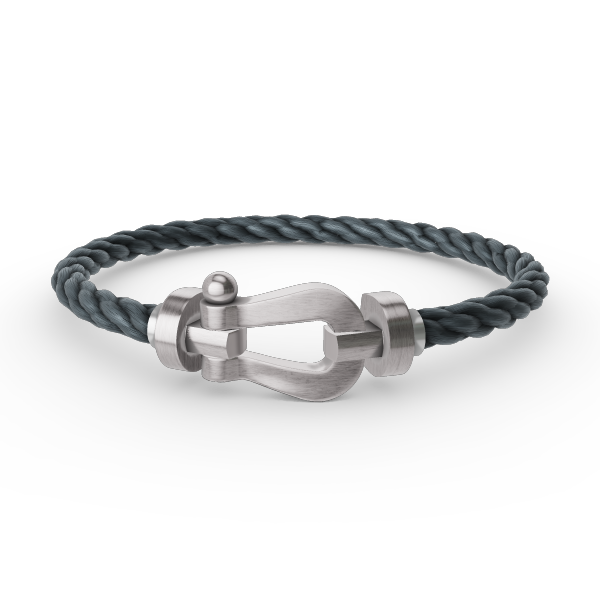 [Vicky]FORCE GROSSES HUFEISENARMBAND OHNE DIAMANT SILBER