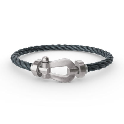 [Vicky]FORCE GROSSES HUFEISENARMBAND OHNE DIAMANT SILBER