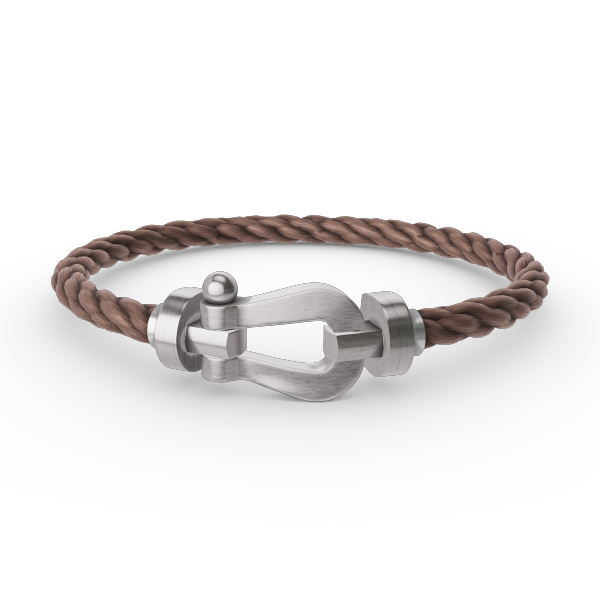 [Vicky]FORCE GROSSES HUFEISENARMBAND OHNE DIAMANT SILBER