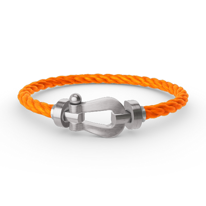 [Vicky]FORCE GROSSES HUFEISENARMBAND OHNE DIAMANT SILBER