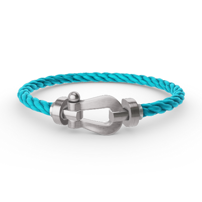 [Vicky]FORCE GROSSES HUFEISENARMBAND OHNE DIAMANT SILBER
