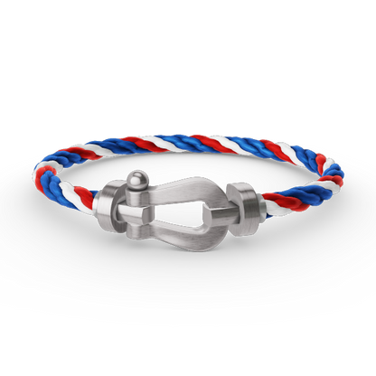 [Vicky]FORCE GROSSES HUFEISENARMBAND OHNE DIAMANT SILBER