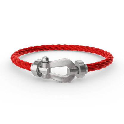 [Vicky]FORCE GROSSES HUFEISENARMBAND OHNE DIAMANT SILBER