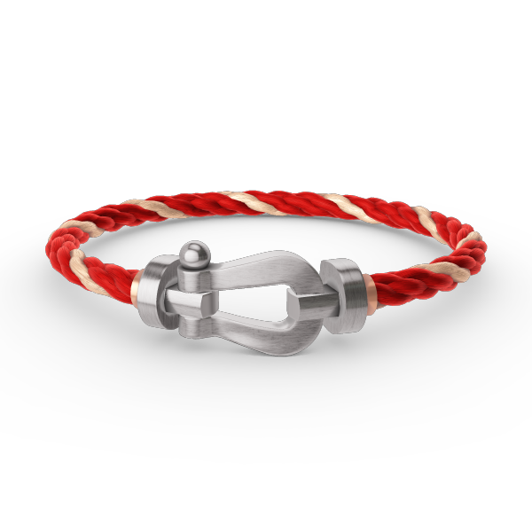 [Vicky]FORCE GROSSES HUFEISENARMBAND OHNE DIAMANT SILBER