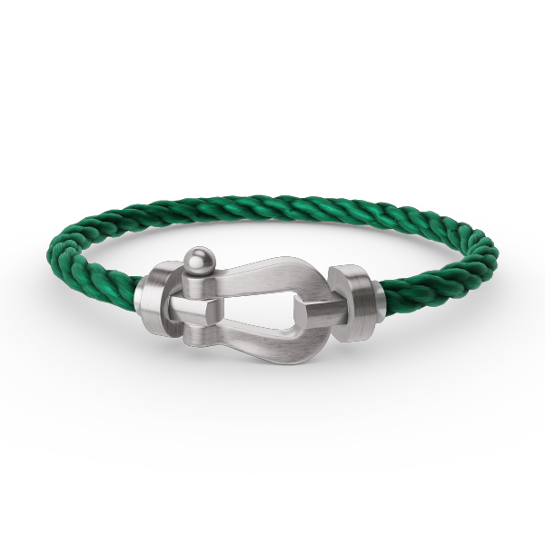 [Vicky]FORCE GROSSES HUFEISENARMBAND OHNE DIAMANT SILBER