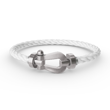 [Vicky]FORCE GROSSES HUFEISENARMBAND OHNE DIAMANT SILBER