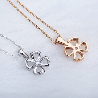 [Vicky]FIOREVER NECKLACE DIAMOND CENTER