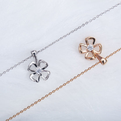 [Vicky]FIOREVER NECKLACE DIAMOND CENTER