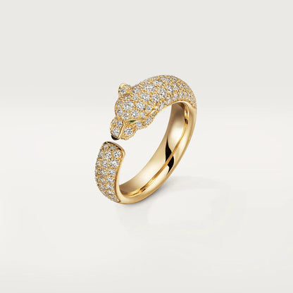 [Vicky] PANTHERE ROSÉGOLD-DIAMANTRING